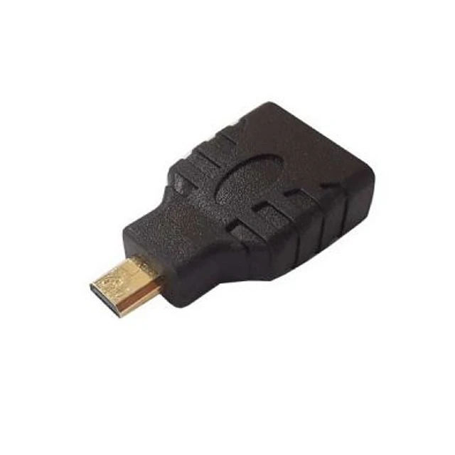 D-KEY ADAPTADOR DE MICRO-HDMI (MACHO) A HDMI (HEMBRA) / COLOR NEGRO / AD-CAB066